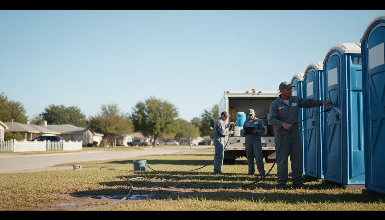 Long-Term Portable Toilet Rental in Bluejacket, OK near me
